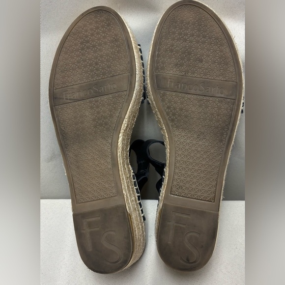FrancoSarto “PATRA, BLACK LE Platform Wedge Espadrille Size 10 - Picture 6 of 6